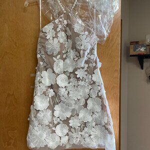 Elliatt Callista Dress Ivory Nude XS